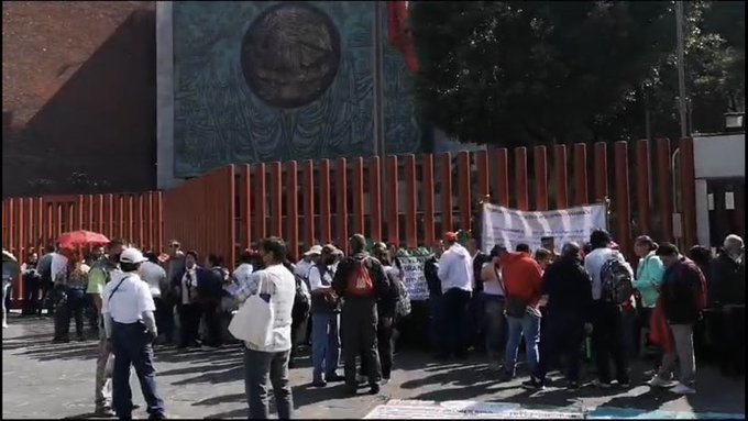 Manifestantes liberan accesos de Cámara de Diputados