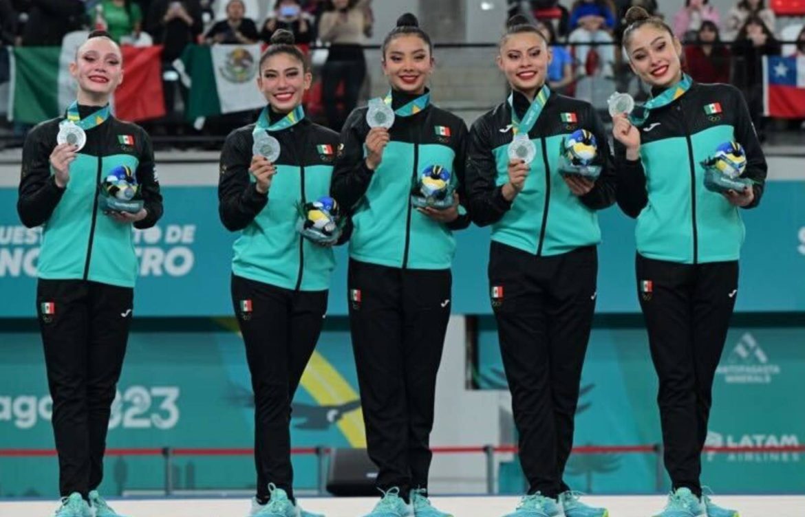 Tras “huir” de Israel, equipo de gimnasia rítmica consigue histórica plaza olímpica en Santiago 2023