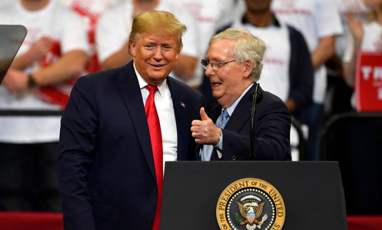 Senador McConnell respalda candidatura de Trump a pesar de haberlo repudiado antes