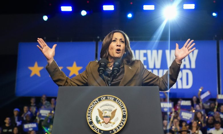 Kamala Harris se burla de Trump