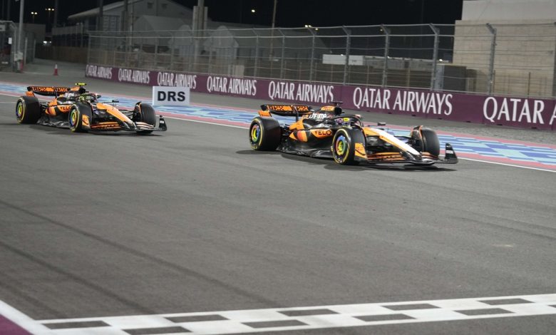 Norris da victoria a Piastri en el sprint de Qatar y McLaren se acerca al título de constructores