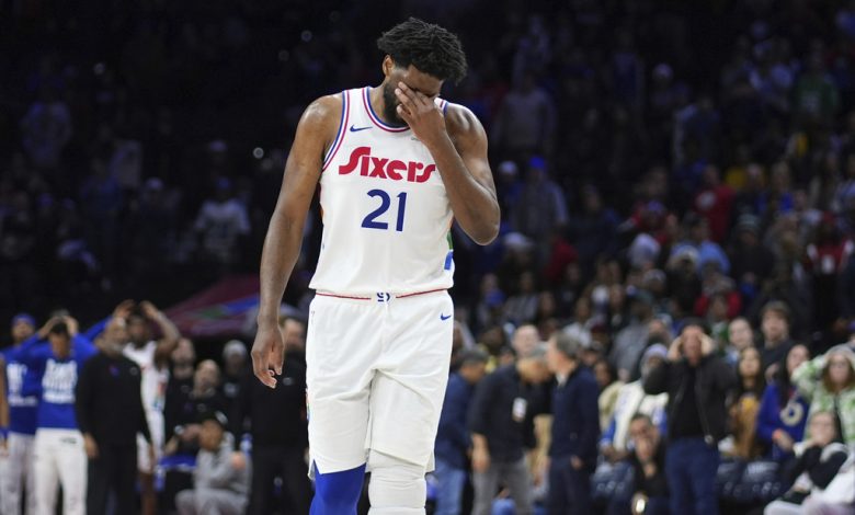 Embiid se perderá el resto de la temporada para rehabilitar su rodilla izquierda