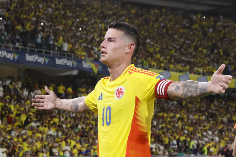 Colombia clasifica a su séptimo Mundial con goleada a Bolivia