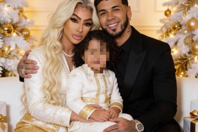 Yailin es criticada por usar IA en foto con Anuel AA y así respondió